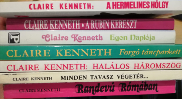 Claire Kenneth - 7 db Claire Kenneth könyv