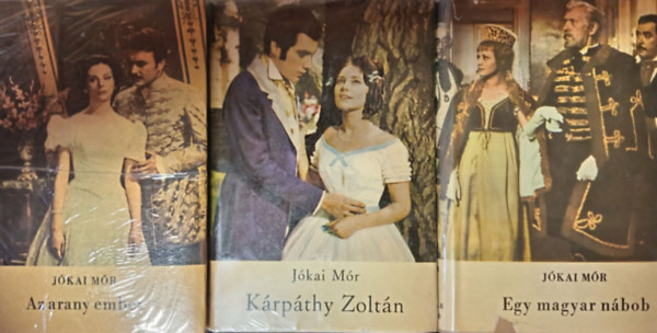Jókai Mór - 3 db Jókai Mór könyv : - Egy magyar nábob - Kárpáthy Zoltán - Az Aranyember