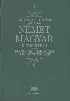 Halász-Földes-Uzonyi - Német-magyar kéziszótár