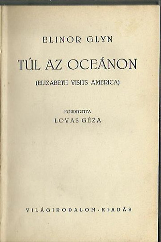 Glyn Elinor - Tl az cenon