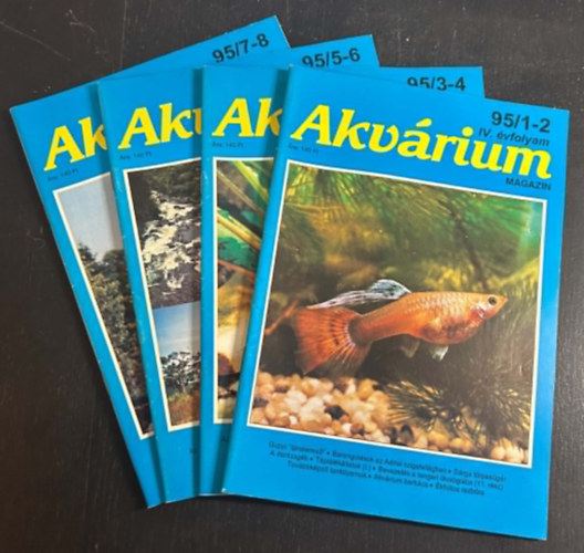 Dezse Tibor  (szerk.) - Akv�rium magazin '95 1-8. sz�m