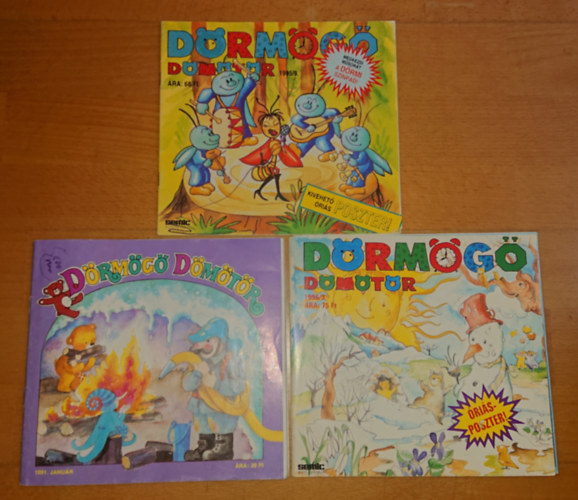 3 db Drmg Dmtr: 1991/ janur; 1995/ szeptember; 1996/ mrcius