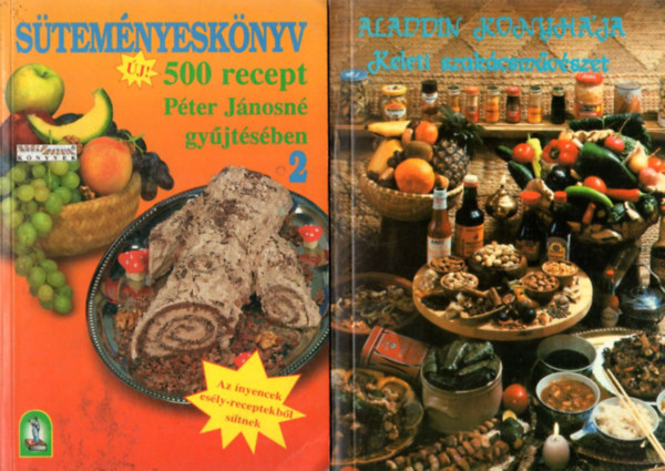 Turs Emil, Pter Jnosn, Raj Tams-Olh Tams Liscsinszky Bla - 4 db szakcsknyv: Aladdin konyhja + Stemnyesknyv 500 recept Pter Jnosn gyjtsben 2 + Gyorstelek szakcsknyve + Reform Szakcsknyv