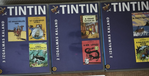 3db Tintin DVD - 1-3. r�sz (a r�szek c�mei a le�r�sban)