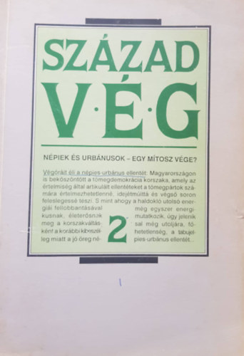 Gyurgyk Jnos - Szzadvg 1990/2. Npiek s urbnusok - Egy mtosz vge?