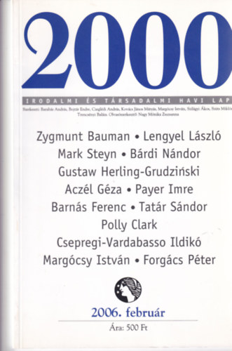 2000 Irodalmi s Trsadalmi Havi Lap - 2006. Februr