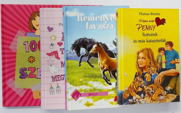 Thomas Brezina, Angela Dorsey Penelope Bush - 4 db ijfsgi ktet: A pnz tnyleg mindent megvltoztat?, Testvrek s ms katasztrfk, Remnyek tavasza, 100% buliszerviz