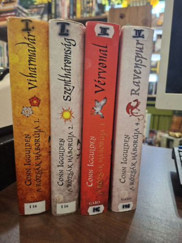 Conn Iggulden - A R�zs�k h�bor�ja sorozat 1-4. (Viharmad�r, Szenth�roms�g, V�rvonal, Ravenspur)