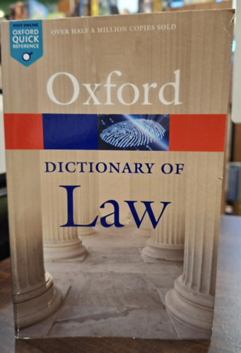Jonathan Law - A Dictionary of Law - Eighth Edition (Oxford jogisz�t�r, angol egynyelv�, 8. kiad�s)