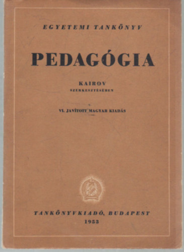 Gallyas Ferenc - Pedaggia Kairov szerkesztsben