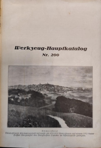 Werkzeug-Hauptkatalog Nr. 200