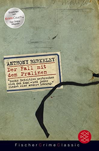 Anthony Berkeley - Der Fall mit den Pralinen ("A mérgezett csokoládé rejtélye" német nyelven)