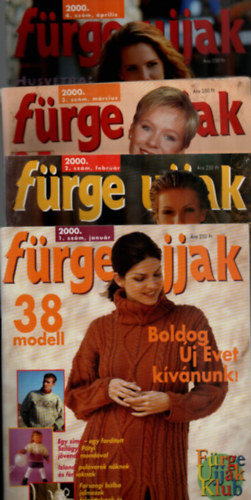 Nmeth Magda  (fszerk.) - Frge ujjak magazin 2000. vfolyam. (1-12. szm, teljes vfolyam.)