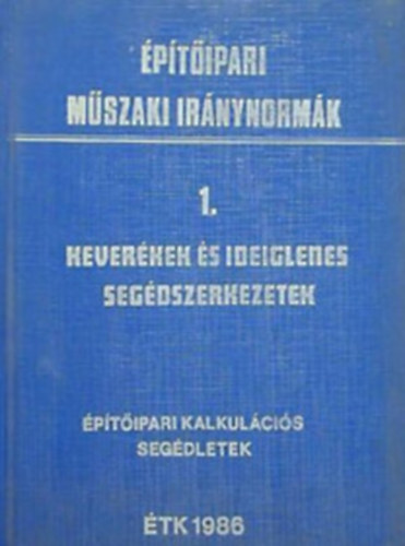ptipari mszaki irnynormk 1-8. ktet