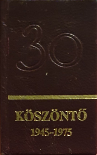 Ksznt 1945-1975 (Miniknyv)