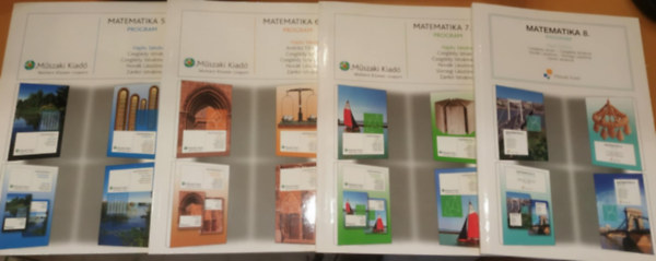 Zank Istvnn, Novk Lszln, Andrsi Tiborn, Hajdu Sndor Czegldy Istvn - 4 db Matematika 5-8 program (Mszaki kiad)
