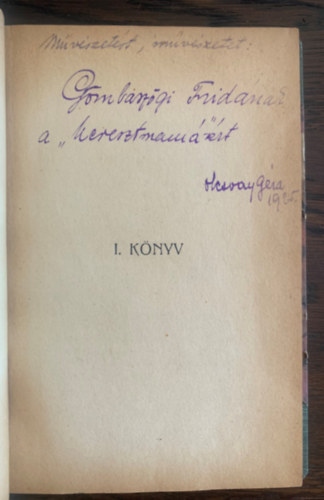 Olcsvay Gza - Taifunnyomok I-II. egy ktetben - Gombaszgi Fridnak dediklt pldny