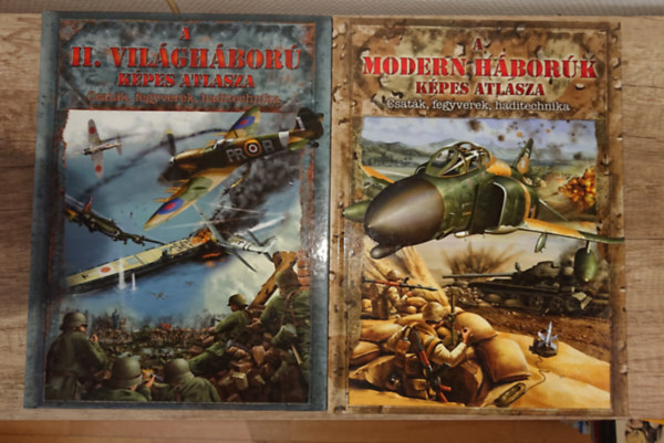 2 k�pes ismeretterjeszt� k�nyv a h�bor�kr�l: A  II. vil�gh�bor� k�pes atlasza, A modern h�bor�k k�pes atlasza