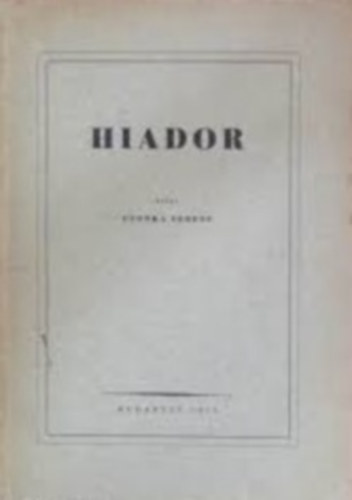 Csonka Ferenc - Hiador