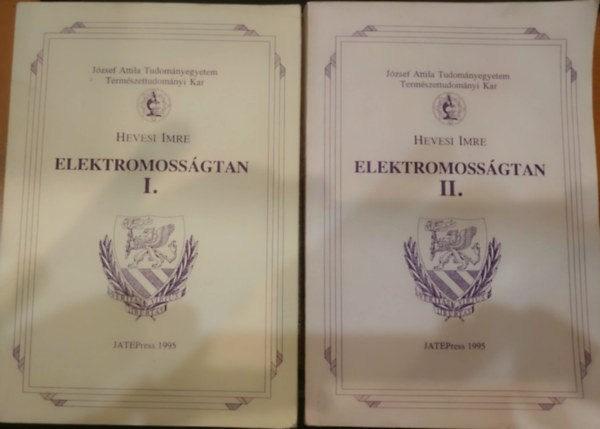 Hevesi Imre - 2 db Hevesi Imre: Elektromoss�gtan I-II. (1-2.)
