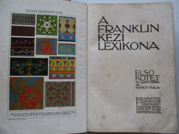 Franklin-Trsulat - A Franklin kzi lexikona I.