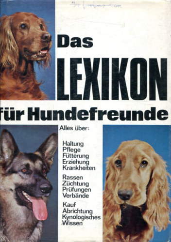 Das Lexikon für Hundefreunde