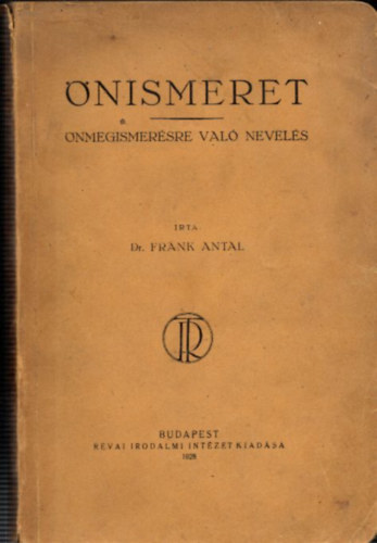 Dr. Frank Antal - nismeret - nmegismersre val nevels