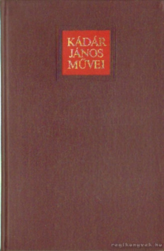 K�d�r J�nos - K�d�r J�nos M�vei II. 1958-1962