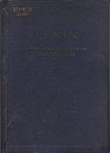 Lenin - A szocialista gazdasg irnytsrl