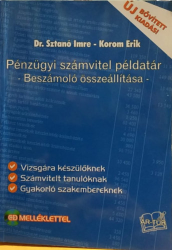 Dr. Dr. Sztan� Imre Korom Erik - P�nz�gyi sz�mvitel p�ldat�r - Besz�mol� �ssze�ll�t�sa
