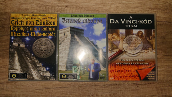 Erich von Däniken - 3 DVD azoknak, akik szeretik a történelem nagy talányait: Rejtélyes maja kultúra - Misztikus maja naptár, Istenek alkonya, A Da Vinci-kód titkai