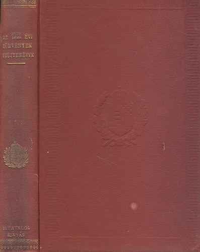 Az 1922. �vi t�rv�nyek gy�jtem�nye