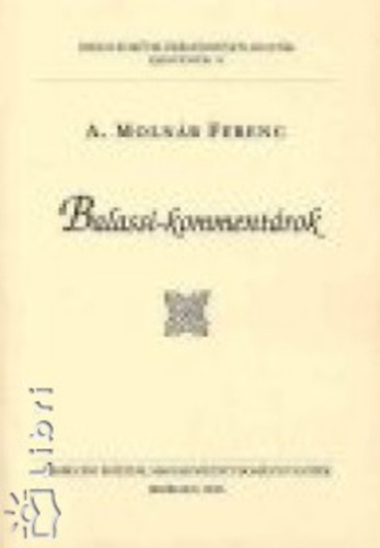 A.Molnr Ferenc - Balassi-kommentrok