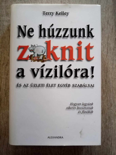 Glosi Klra  Terry Kelley (szerk.), Mszros Orsolya (ford.) - Ne hzzunk zoknit a vzilra! - s az zleti let egyb szablyai (Hogyan legynk sikeres beosztottak s fnkk)