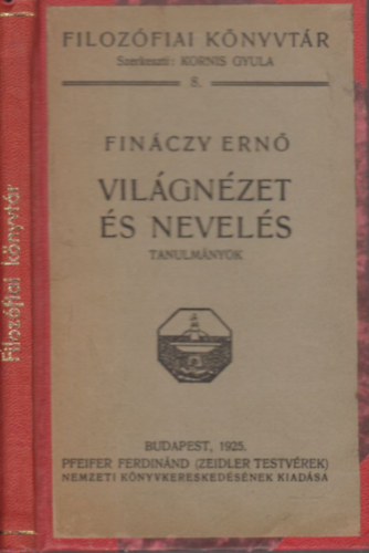 Finczy Ern - Vilgnzet s nevels (Filozfiai Knyvtr 8.)
