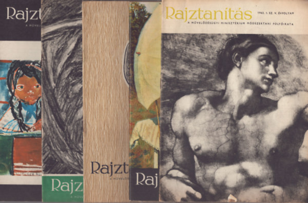 Juh�sz Antal  (szerk.) - Rajztan�t�s - Az Oktat�si Miniszt�rium m�dszertani foly�irata - V.�vf. 1963/1-6.sz�m teljes �vfolyam
