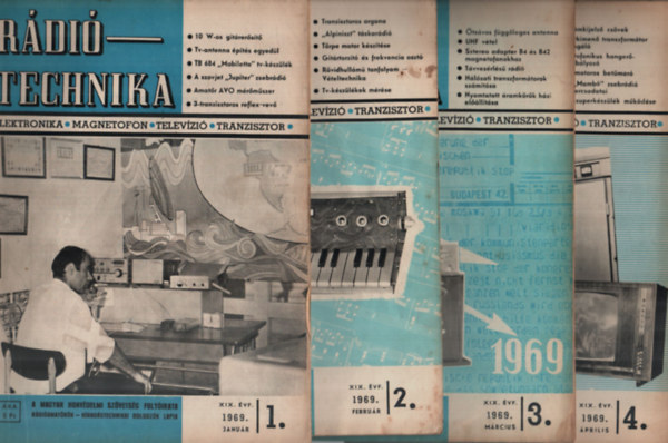 Stefanik Pl  (szerk) - Rditechnika 1969. teljes vfolyam (1-12. szmonknt)