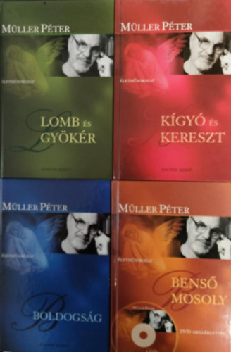 Mller Pter - 4db Mller Pter m egy csomagban - Boldogsg + Lomb s gykr + Kgy s kereszt + Bens mosoly