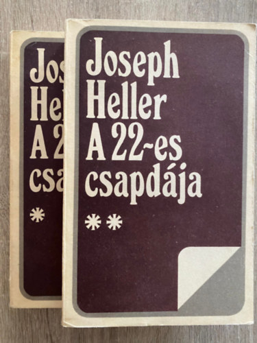 Szerk.: M. Szeml�r Judit, Ford.: Papp Zolt�n Joseph Heller - A 22-es csapd�ja I-II. (Saj�t k�ppel)