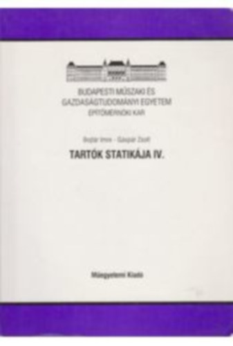 Bojt�r Imre-G�sp�r Zsolt - Tart�k statik�ja IV.