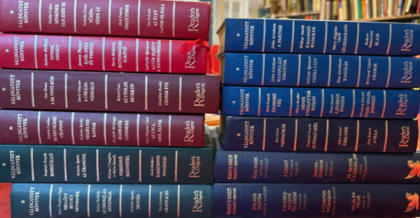 Reader's Digest v�logatott k�nyvek 12 db 48 reg�ny