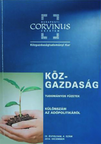 Trautmann Lszl  (fszerk.) - Kz-gazdasg - Tudomnyos fzetek - Klnszm az adpolitikrl