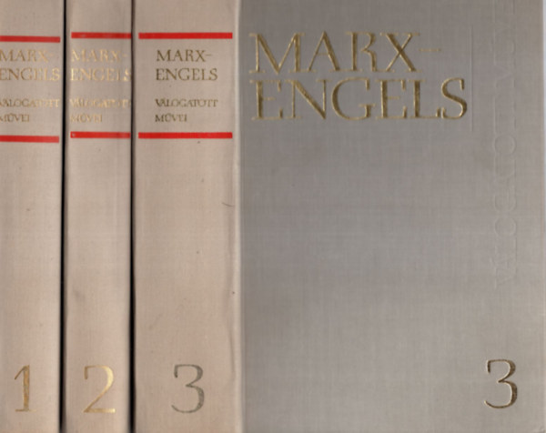 Marx �s Engels v�logatott m�vei I-III.