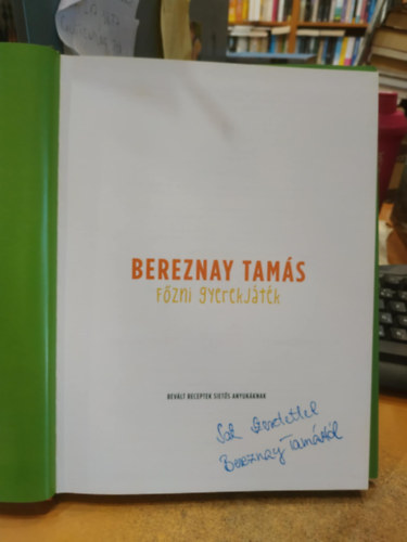 Bereznay Tams - Fzni gyerekjtk!