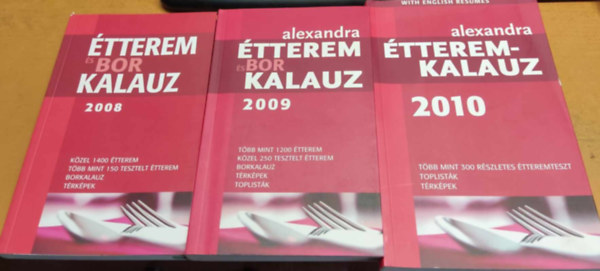 Alexandra Kiad - Alexandra tterem s bor kalauz 2008-2009 + Alexandra tterem-kalauz 2010 (3 ktet)