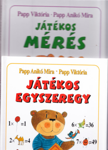 Papp Viktria-Papp Anik Mira - 2 db ifjsgi ismeretterjeszt knyv: Jtkos mrs + Jtkos egyszeregy