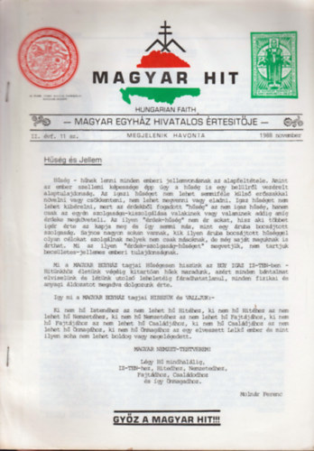 Magyar hit 1988. November