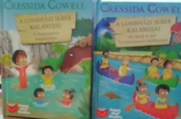 Cressida Cowell - 2 db A Lombhzi ikrek kalandjai - A Stegosaurus megmentse+Az ikrek s kt Tyrannosaurus tallkozsa