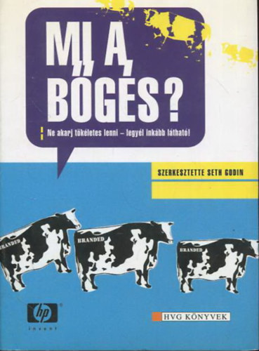 Seth Godin - Mi a bőgés? - Ne akarj tökéletes lenni - legyél inkább látható!