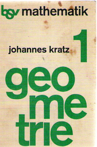 Johannes Kratz - Geometrie 1